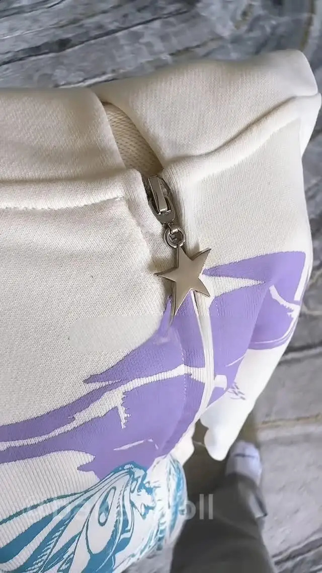 Stands Hiphop Japanese Cartoon Pattern Hoodies Y2k Harajuku Oversized Mens Womens Zipper Hoodie Hip Hop Couple Street Sweatshirt 251027