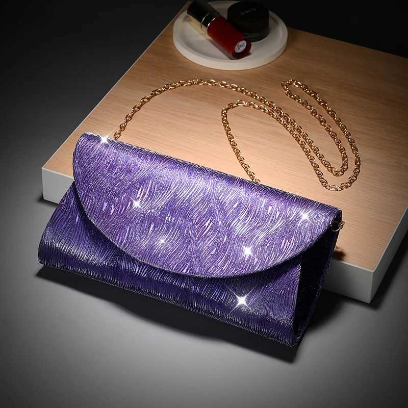 Fashion Women Evening Bag Classy Crossbody Single Shoulder Bags Velvet Envelope Handbag Wedding Dress Purses Party Clutch Bags H251027
