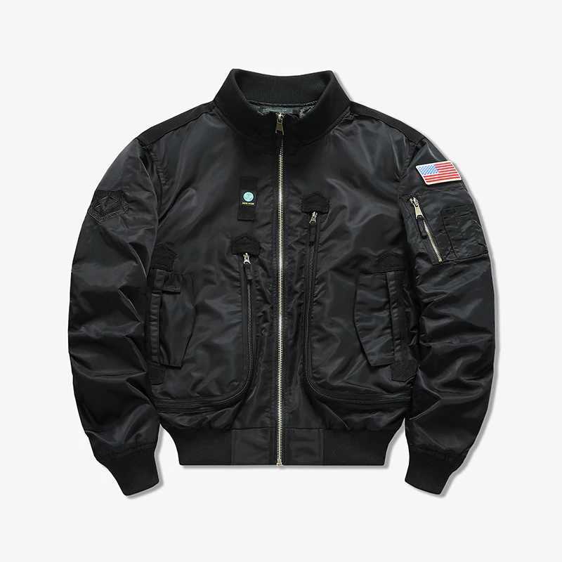 MA1 American pilot cotton jacket mens autumn and winter thick warm baseball jacket fashion jacket mens military fan jacket J251028
