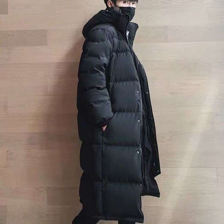Puffer Jacket Men's winter big jacket women's down parkas black thick long hooded outdoor Down coat warm oversize ski padded overcoat S-3XL