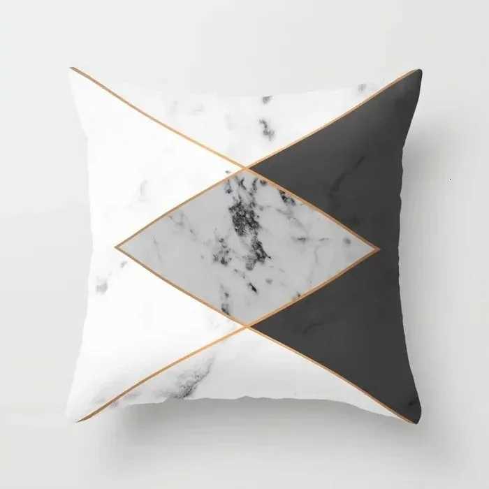 Pillow Case Simple Tile Pattern Decorative throw cover with short plush print for living room decoration cushion cover covers C251028