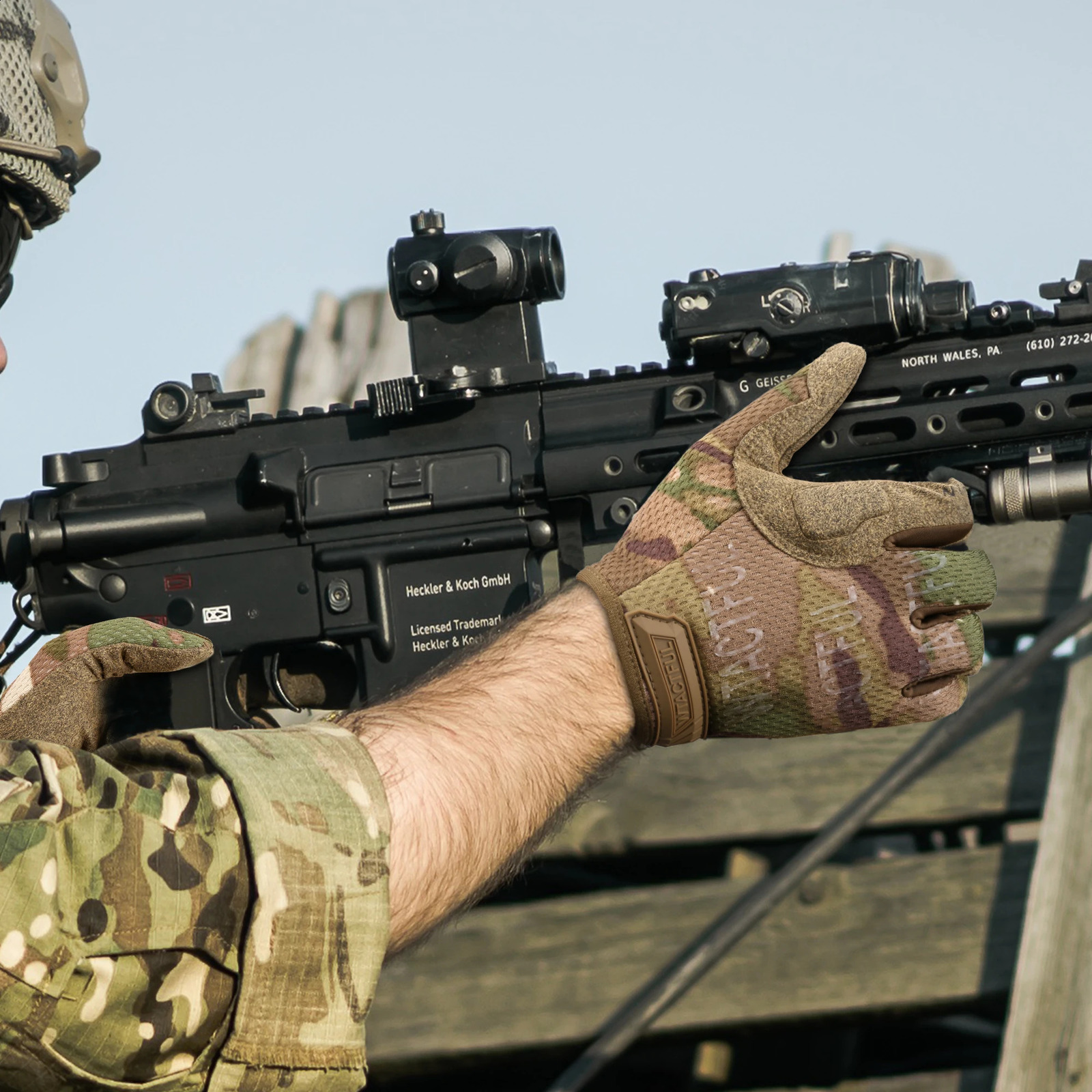 Men Camouflage Tactical Full Finger Gloves Touch Screen Airsoft Sports Riding Hunting Hiking Bicycle Cycling Paintball Mittens 251027