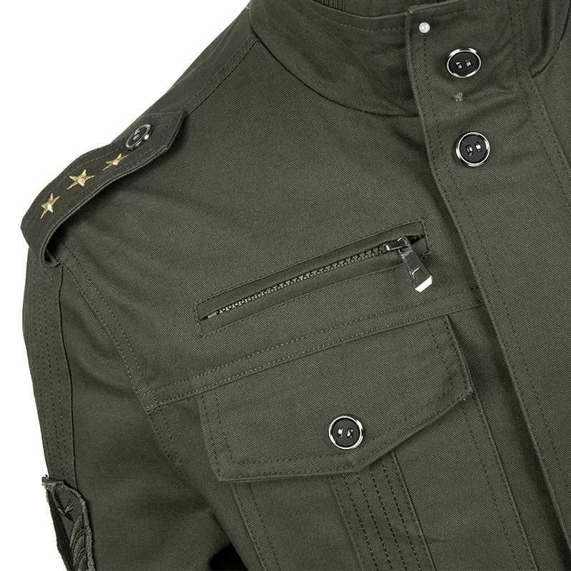 2024 Mens Tactical Jacket Autumn Winter Fleece Tactical Jackets Men Casual Multiple Pockets Windproof Outdoor Workwear Coat J251028