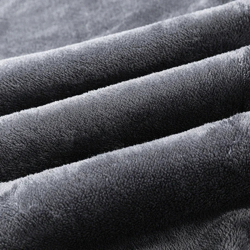 Winter Thickened Warm Mens Corduroy Cargo Pants Fleece Loose Streetwear Joggers Harem Sweatpants Male Trousers Black 251027