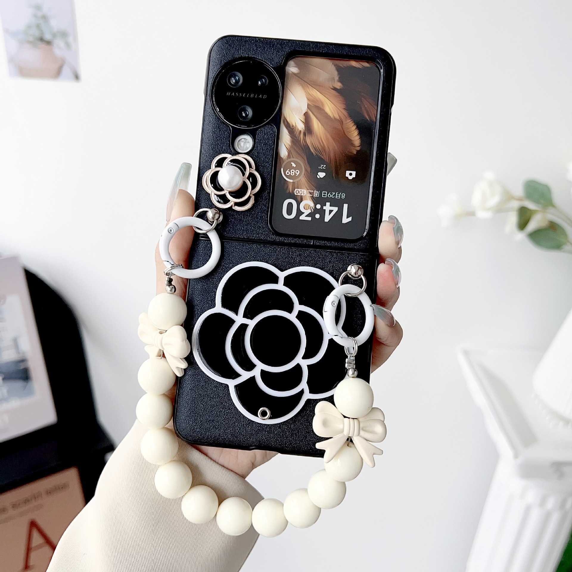 Luxury Aesthetic 'INS' Motif Belt Loop Type Mobile Device Guard for Select Devices including Find N Series