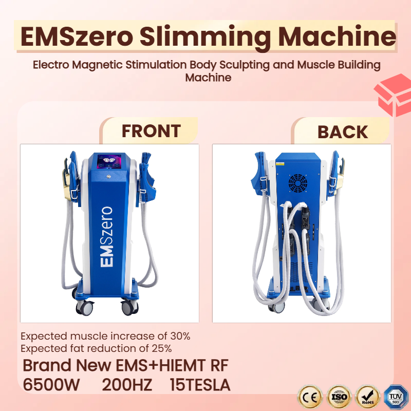 EMS Sculppt Body Sculpting RF Slimming Machine EMSzero Weight Loss And Muscle Building Electromagnetic Muscle Stimulator 6500W 200HZ HIEMT
