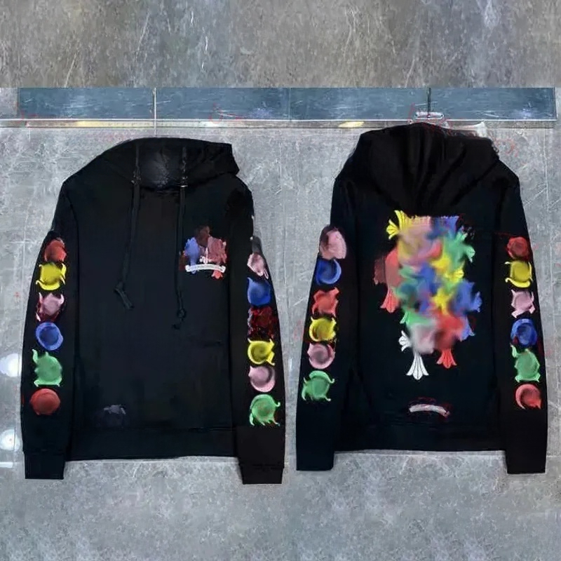 5A Chrome Hoodie Designer Hoodie High-quality Men's And Women's Hoodies Sweatshirts Pullovers Letter Printed Zippers Long Sleeves Designer H