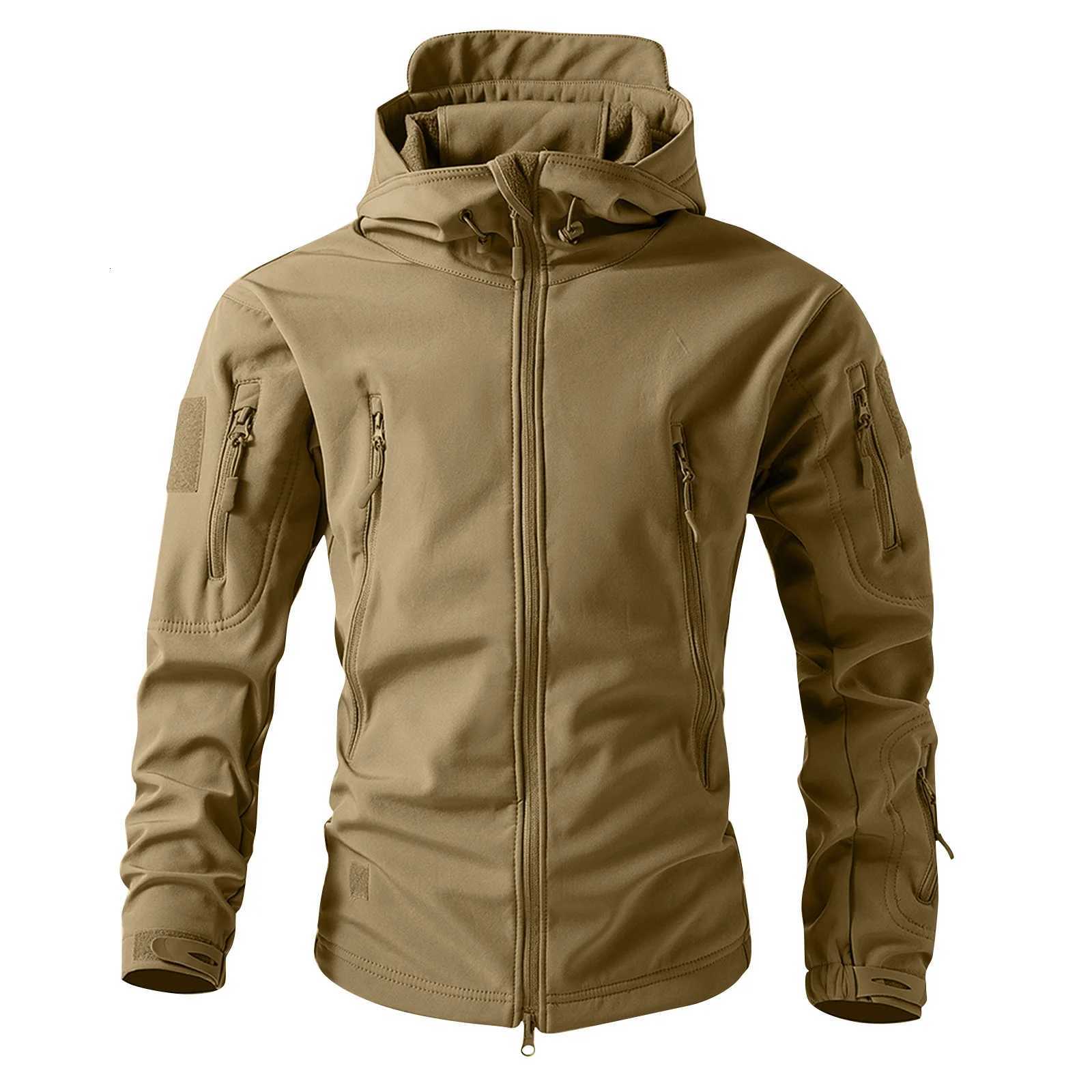 MenS Winter Softshell Hardshell Jackets MenS Fashion Trend Jackets Breathable Windproof Jackets Outdoor Sports Jackets Camping X2510281