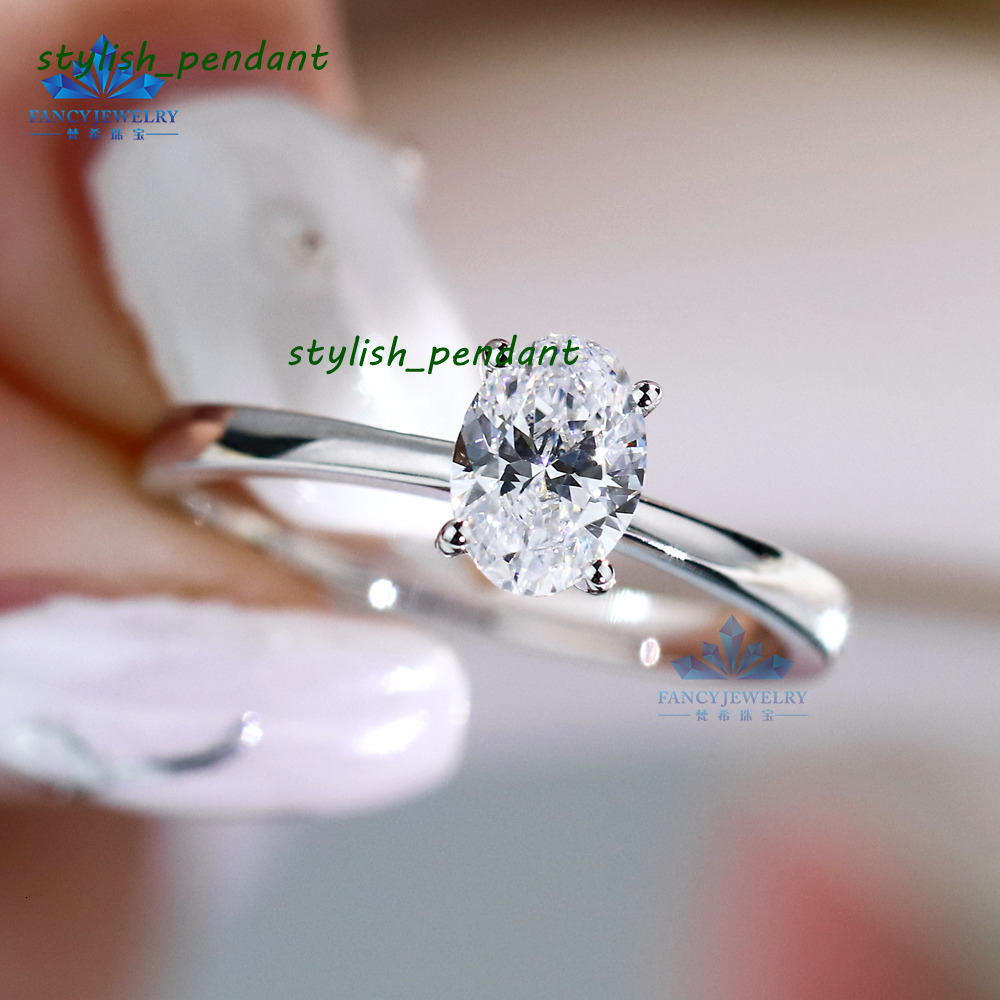 Hot Selling Lab Grown Diamond Oval Cut Engagement Ring Custom IGI Certified Vvs Lab Created Diamond Solitaire Ring Jewelry