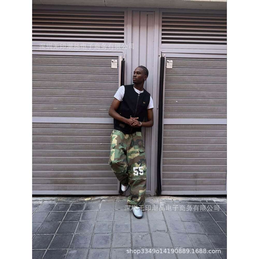 Street Jungle Color 2 Seasons Wearable Unisex Detachable Leg Loose Long Pants