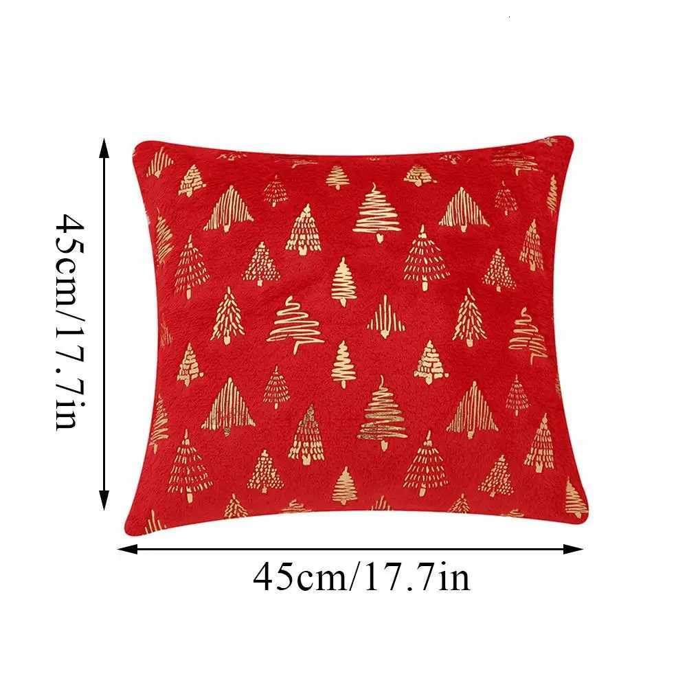 Pillow Case Soft Cushion Cover Jacquard case Christmas Tree Case slip Useful Home Textile Xmas Home Decor Throw Cover C251028