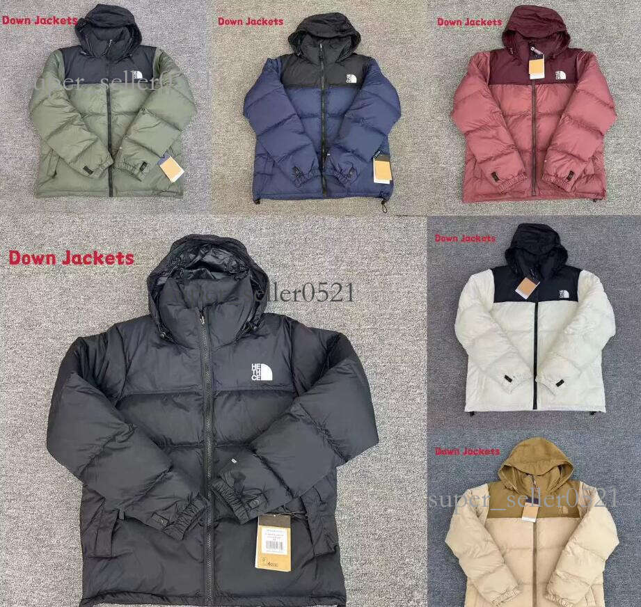 Men Norths jacket Designer Down Jackets Coats Designer Puffer Jacket Peak black Unisex Long Sleeve Zipper Filldown Stowable Hood Waterrepellent Finish Coat NF