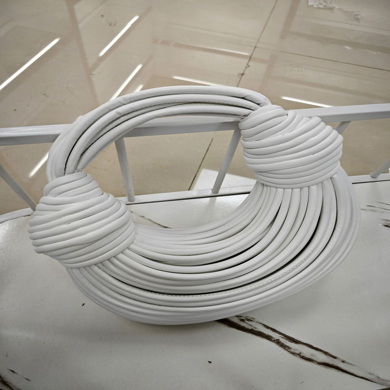 Designer Handwoven Knotted Noodle-Strap Long Shoulder Strap Wristlet Bag - Light Luxury Compact Lightweight Handwoven Knot Design Wristlet with Adjust