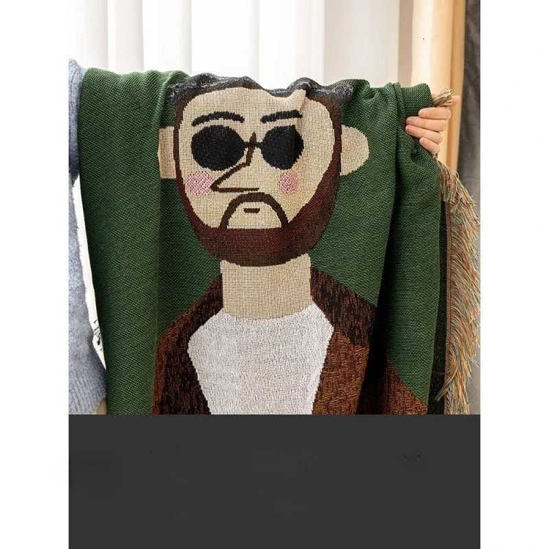 Cartoon Cover Towel Universal Multifunctional Thread Blanket Sofa Towel for All Seasons Available for Camping and Picnic C251028