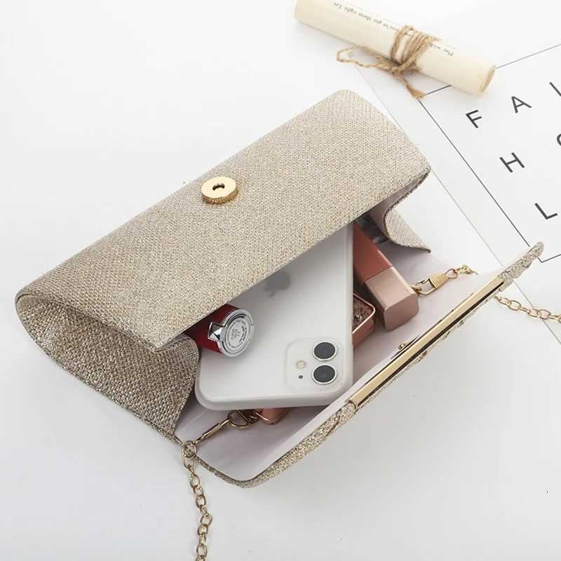 European and American sequined marriage party storage bag womens dinner bag chain singleshoulder womens evening dress bag H251027