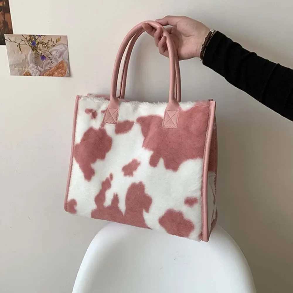 Fur Bag Female Fall and Winter Fashion Faux Fur Soft Long Plush Shoulder Bag Womens Large Capacity Handheld Shoulder BagT251028