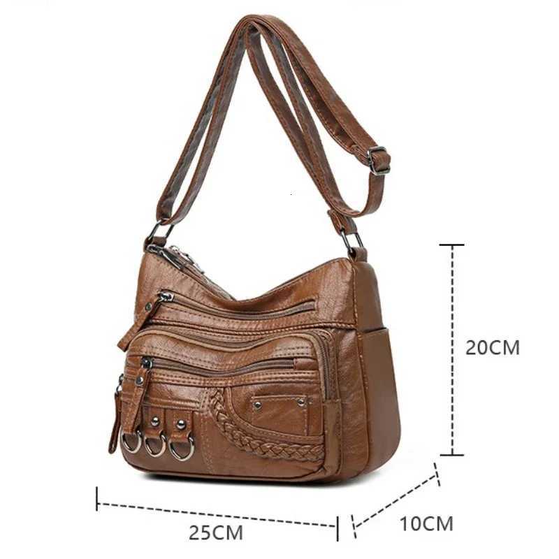 2025 New Ladies Soft Leather Bags High Quality Purses and Handbags Famous Designer Crossbody Shoulder Bag for Women Sac A MainW251028