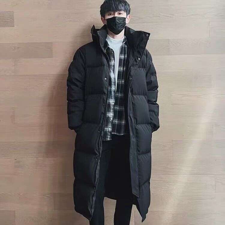 Puffer Jacket Men's winter big jacket women's down parkas black thick long hooded outdoor Down coat warm oversize ski padded overcoat S-3XL