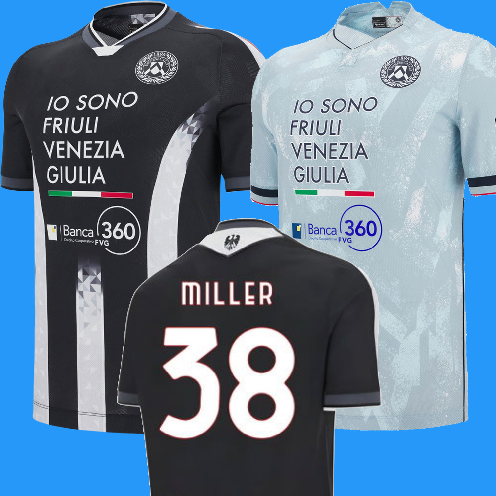 25 26 Udinese Calcio Soccer jerseys 2025 2026 Football Shirt MILLER LOVRIC home away Samardzic BIJOL Deulofeu Camisetas