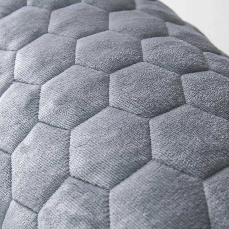 Pillow Case Simple Solid Color Long case Winter Warm Single Side Flannel Cover Couple Sleeping Body Cases 120150180cm C251028