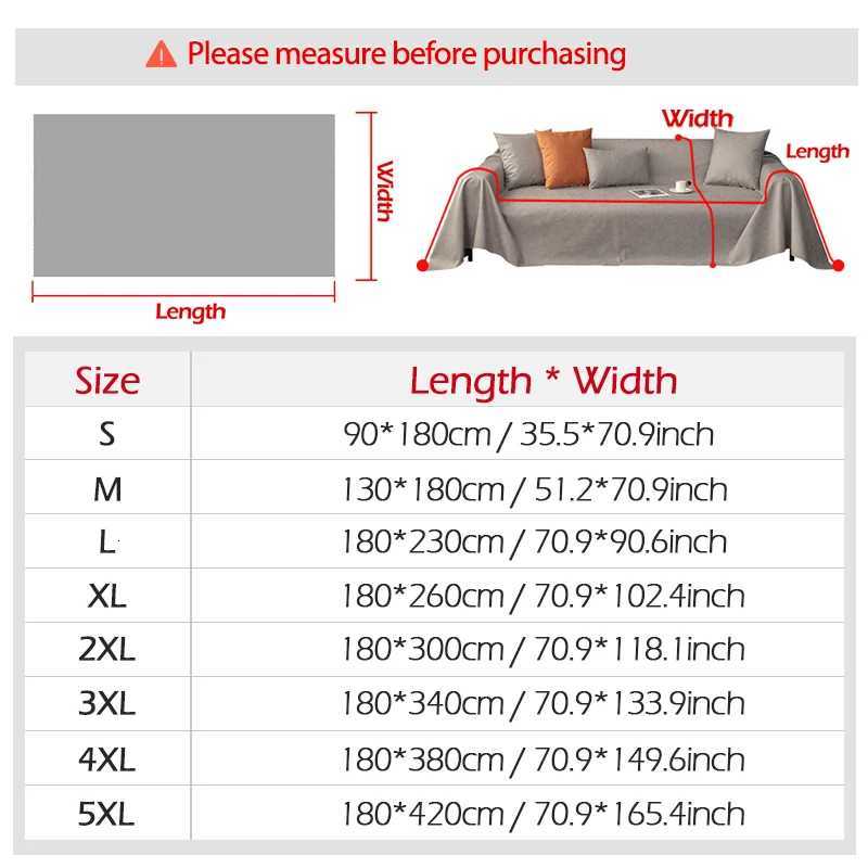 Waterproof Sofa Towel Solid Colour High Quty Sofa Cover Multifunctional Dustproof Durable Sofa Towel For Living Room Decor C251028