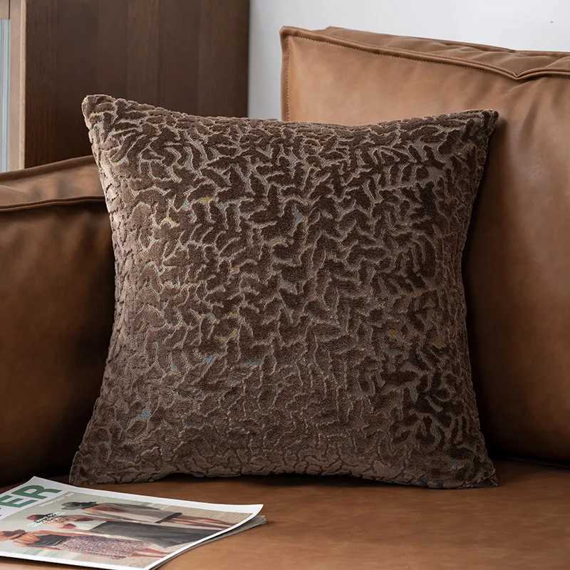 Pillow Case Cover Light Luxury Style Sofa case Modern Cut Velvet Threedimensional Cushion Cover 45cm C251028