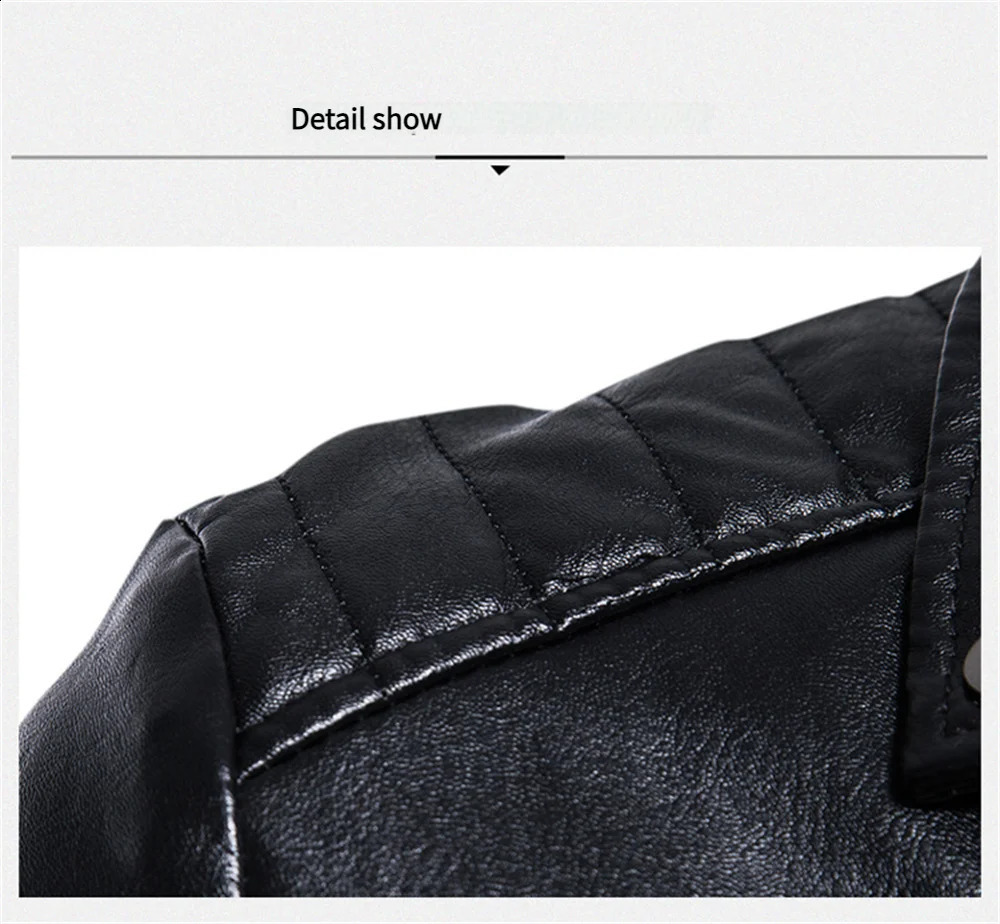 Mens leather jackets with zippers and lapels business casual mens motorcycle suits bomber 251015