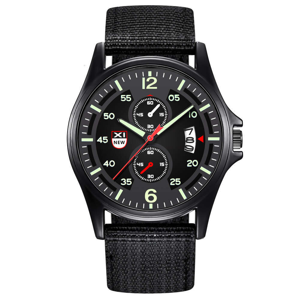 Brand New Men's Fashion Nylon Strap Sports Military Calendar Quartz Watch