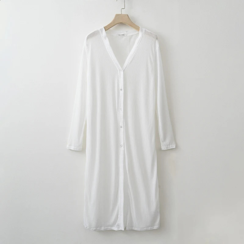 Women Casual Summer Holiday Cardigan White Grey Brown 251027