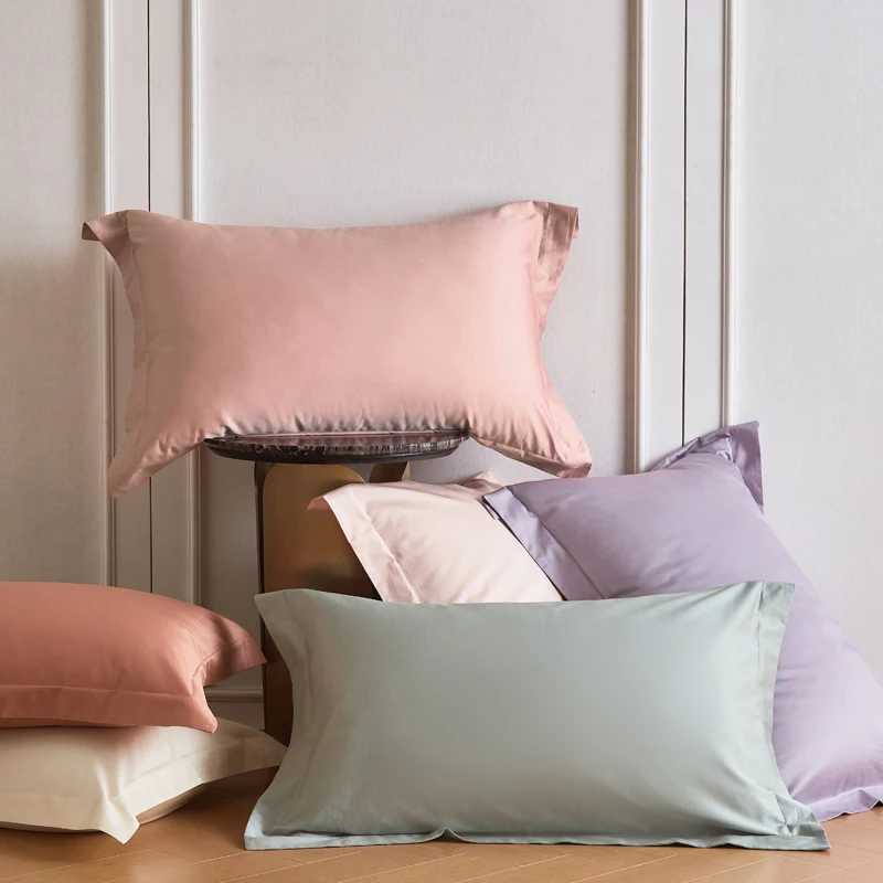 Pillow Case Organic 800 Thread Count Egyptian Cotton 2pcs Cases Customized Any Size Standard Queen King Size Covers case C251028