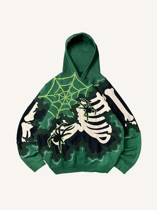 Men's Hoodies Skeleton Skull Flame Pattern Gothic Hip-hop Street Style Fashionable Gothic Harajuku Skeleton 3D Printed Hoodie For Boys Trendy Bra