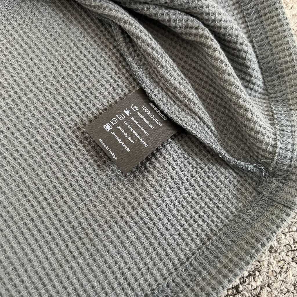 25fw Waffle Long Slve Derschutze Cherry Blossom Embroidery T Shirt Men Women Best Quty Heavy FabricUnisex T Tops TShirt X251028