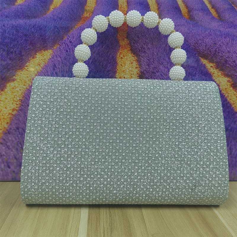 Light Green Graceful Beaded Rhinestone Evening Bag Single Shoulder Handheld Handbag with Chain for Wedding Party Dress H251027