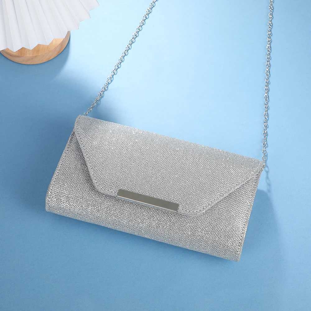 Ladies Glitter Bling Shiny Handbag Evening Clutch Flap Envelope Handbags Formal Wedding Party Prom Purse for Women H251027
