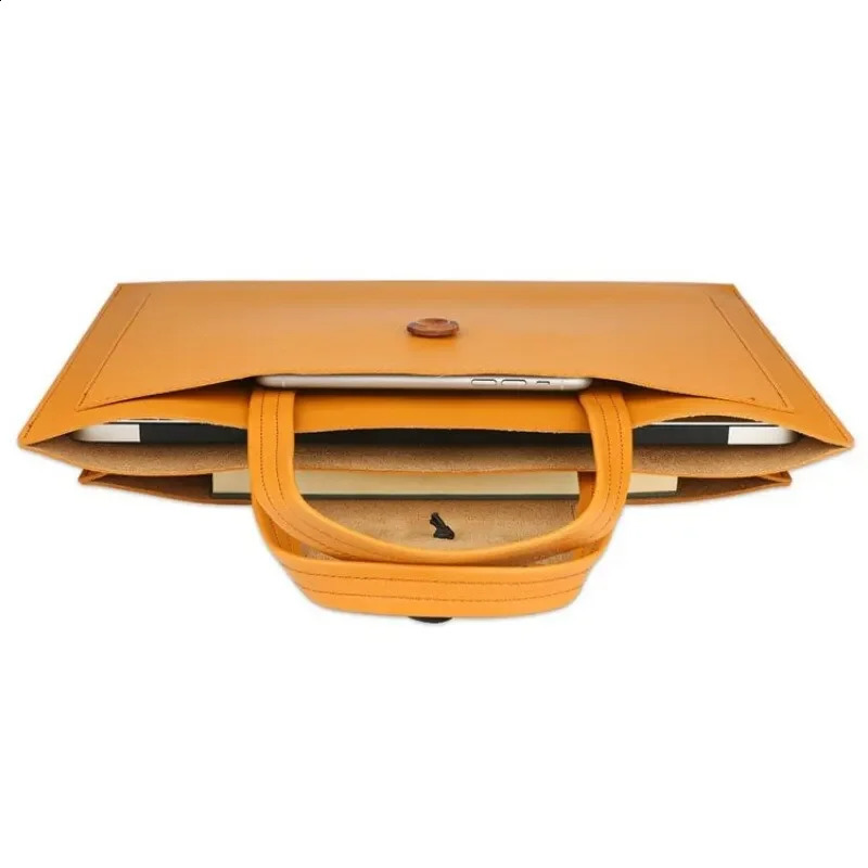 Waterproof Portable Laptop SlEEve PU Leather Envelope Clutch Briefcase for Women Men for Matebook 251028