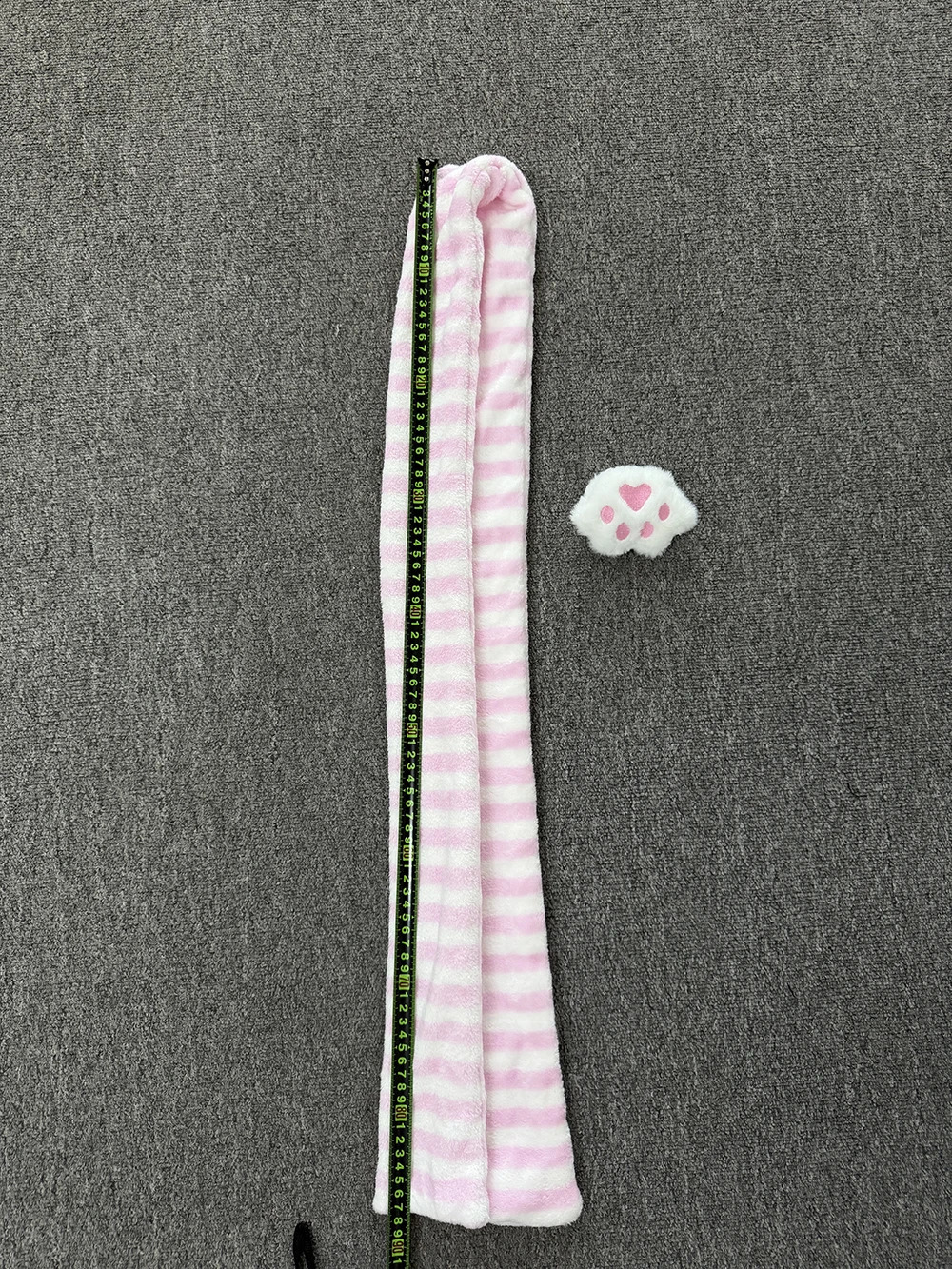 Original Homemade Massproduced Watercolor Pink Cute Cat Paw Japanese Striped Twodimensional Scarf Women 251027