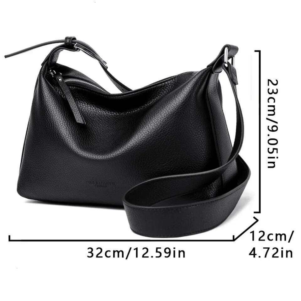 Designer Bags Casual Style High-Capacity Handbags Leisure Simplicity Shoulder High Quality PU Leather Solid Color Crossbody Bag For Women Hot Selling
