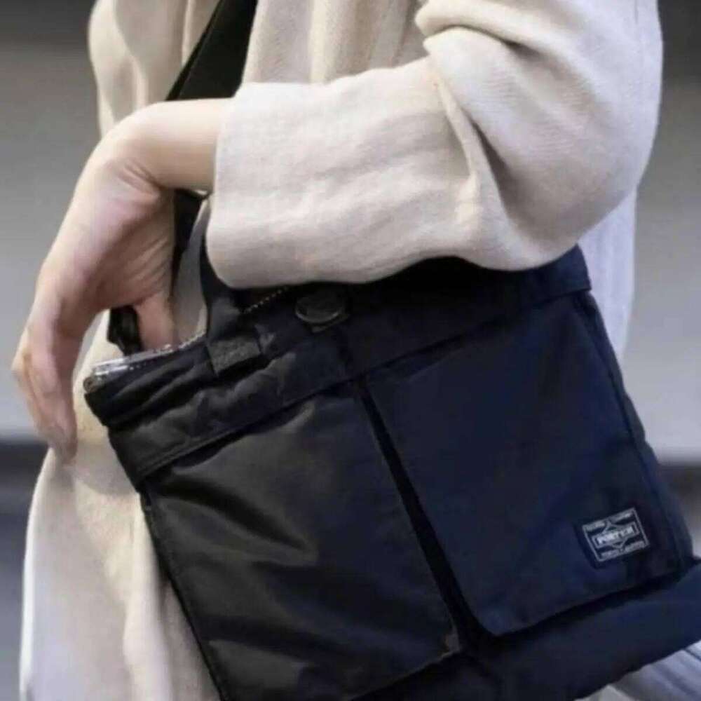 Top Quality Canvas Crossbody Porter Men Women Casual Simple Messenger Single Shoulder Bag Korean Japan Youth Handbag