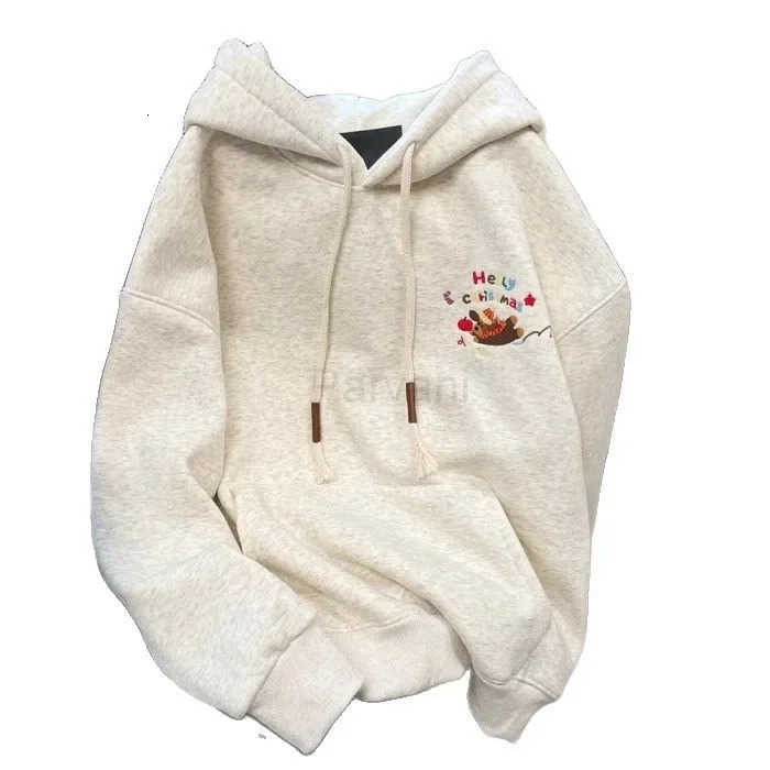 Sanrio Versatile Hooded Sweatshirt 2025 Autumn Winter Thickened Cotton Male Female American Sausage Dog Embroidery New Hot Sale Outerwe L251028
