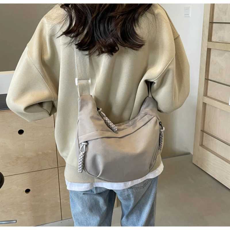 Casual Simplicity plicity Crossbody Bag Summer Candy Color Nylon Bag Female New Large Capacity Fashion Single Shoulder BagW251028