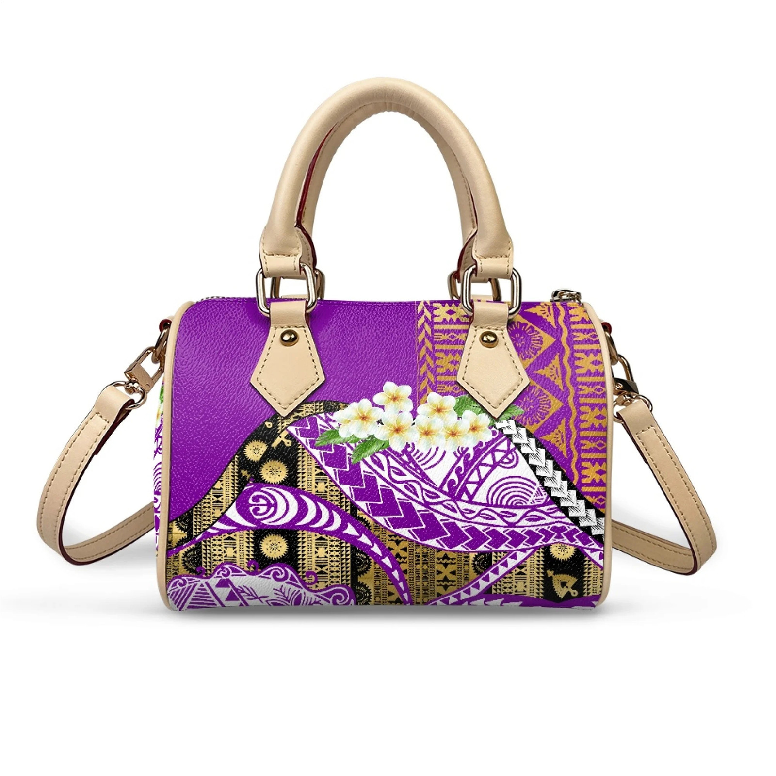 Polynesian Samoa Tattoo Custom High Quality WomenS Tote Shopping Purse Pillow Bag Crossbody 251018