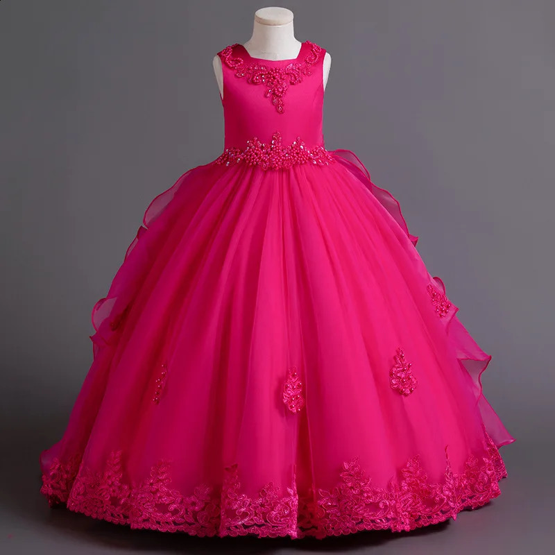 Elegant Girl Party Dress Gorgeous Prom Dress Large Graduation Party Collective Dress 412 Year Old Halloween Princess Dress 251023