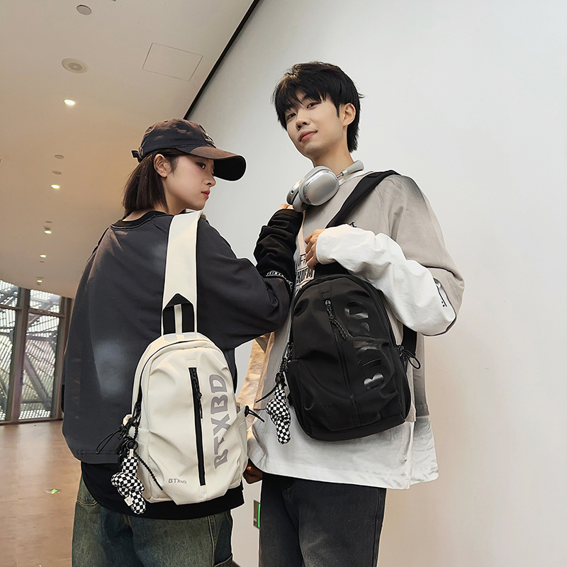 Versatile Unisex Lightweight Ins Style Casual Chest for Outdoor Travel with Unique Design Crossbody Shoulder Bag