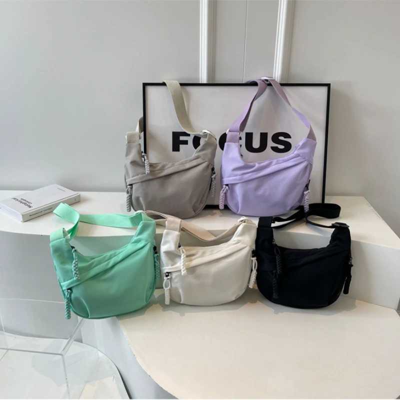 Casual Simplicity plicity Crossbody Bag Summer Candy Color Nylon Bag Female New Large Capacity Fashion Single Shoulder BagW251028