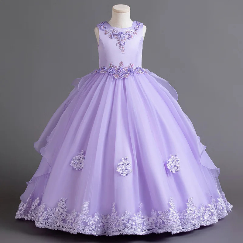 Elegant Girl Party Dress Gorgeous Prom Dress Large Graduation Party Collective Dress 412 Year Old Halloween Princess Dress 251023