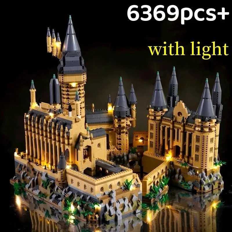 Micro Bricks City Creative Medieval Magic Castle Series School Architecture Palace Model Building Blocks Gifts Kid Assembly Toys L251028