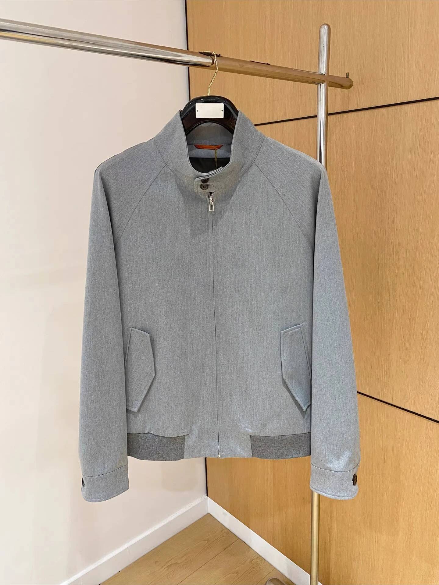 LP 25Aw Contrasting Color Men's Stand-Up Collar Flight Suit Casual Jacket