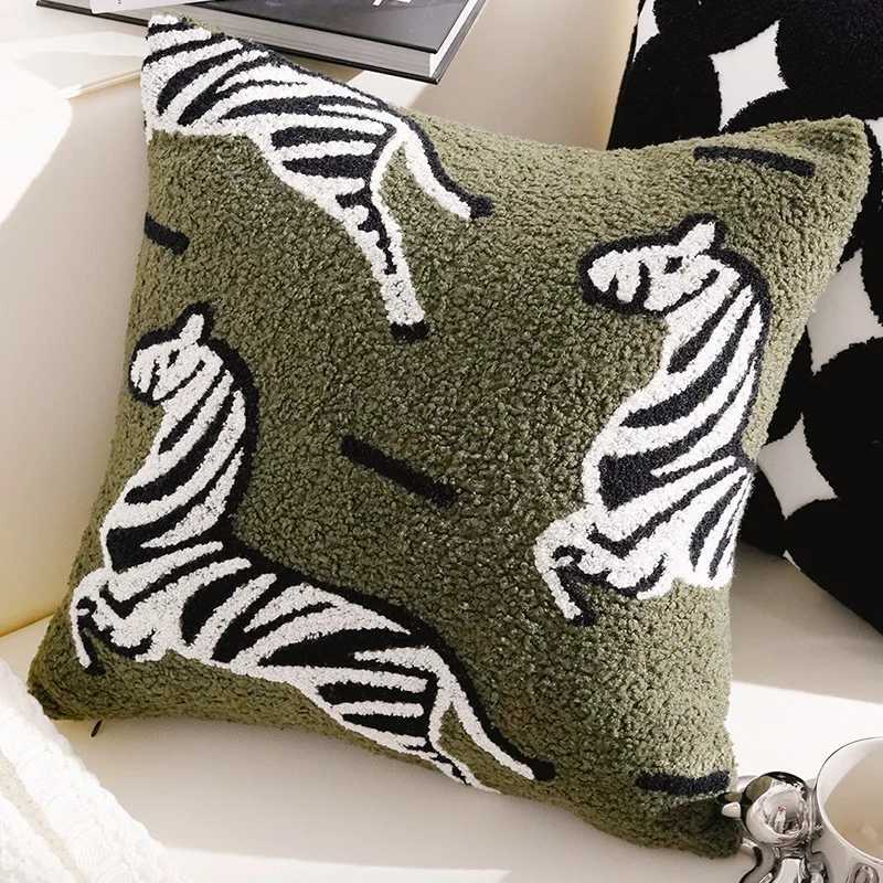 Pillow Case 30X5045X45CM Brown Light Luxury Throw Cover Geometry Stamping Waist Cushion Cover Decor Home Decorative case C251028