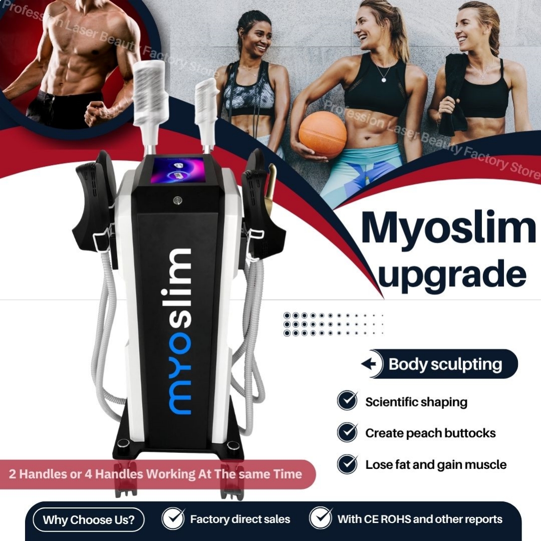 MYOSlim EMS Body Contouring Roller Device 360° 2 in 1 Rotation Fat Reduction Tighten Skin and Tone Muscles Professional Spa Equipment