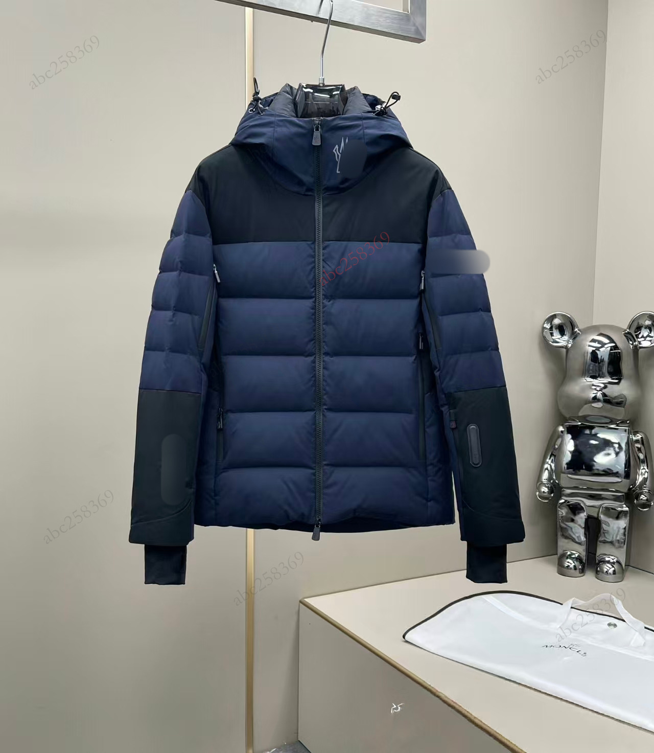 Monclur Designer Puffer Jacket Winterjacke Puffer Tech Fleece Cotton Glossy Waterproof Mens Winter Fur Coat Versatile Fashion Thickened Warm Famous Brand 134